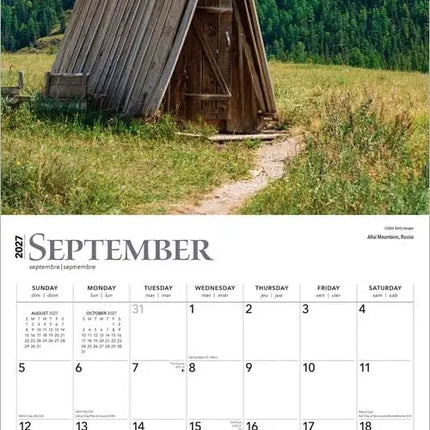 Browntrout Outhouses Kalender 2027