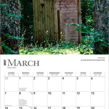 Browntrout Outhouses Kalender 2027
