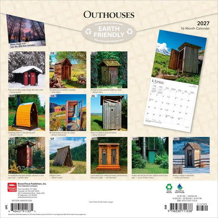 Browntrout Outhouses Kalender 2027