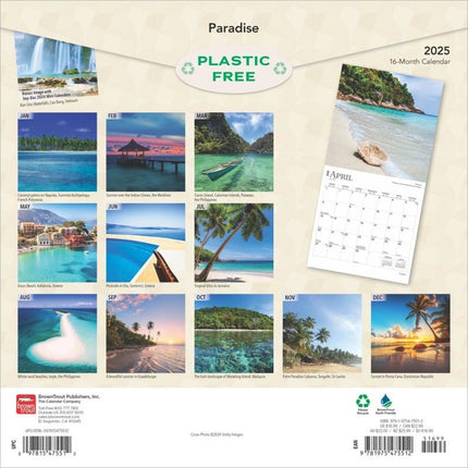 Browntrout Paradise Kalender 2025
