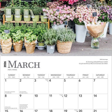 Browntrout Parijs / Paris Kalender 2026