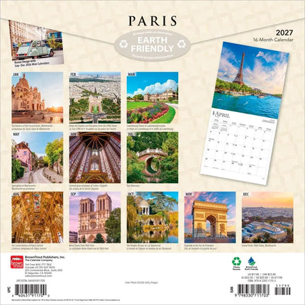 Browntrout Parijs / Paris Kalender 2027