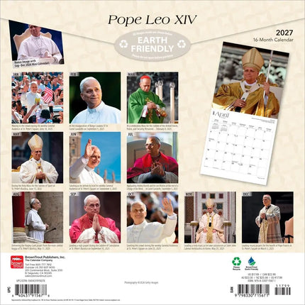 Browntrout Paus Leo Kalender 2027