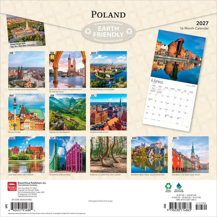 Browntrout Polen Kalender 2027