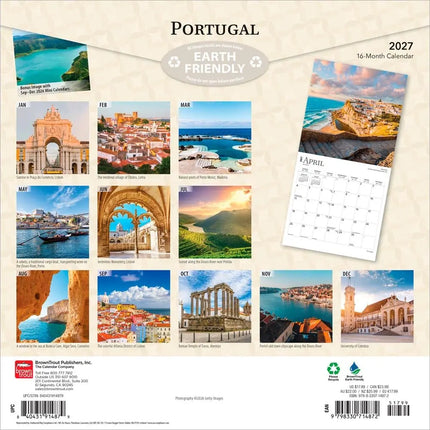 Browntrout Portugal Kalender 2027
