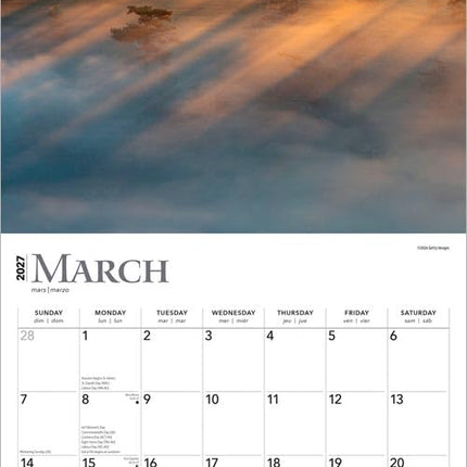 Browntrout Psalms Kalender 2027