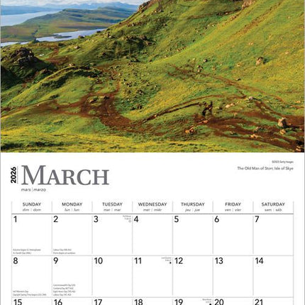 Browntrout Scotland Kalender 2027