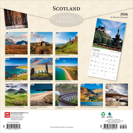 Browntrout Scotland Kalender 2027