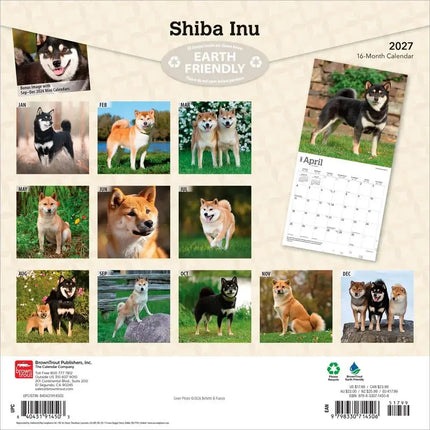 Browntrout Shiba Inu Kalender 2027