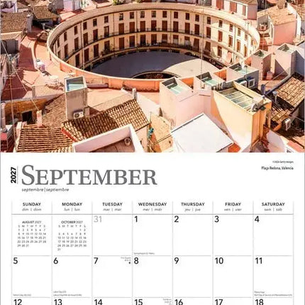Browntrout Spanje Kalender 2027