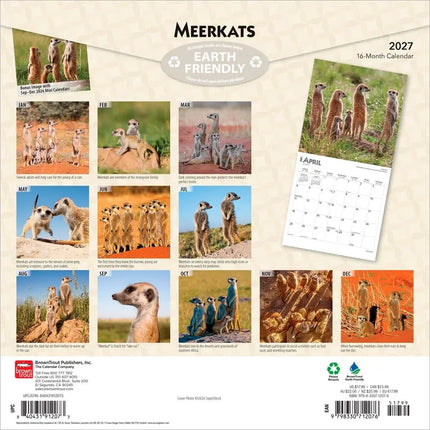 Browntrout Stokstaartjes Kalender 2027