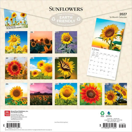 Browntrout Sunflowers Kalender 2027