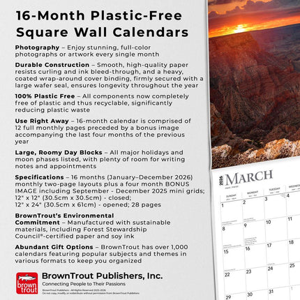 Browntrout Sunrise Sunset Kalender 2027