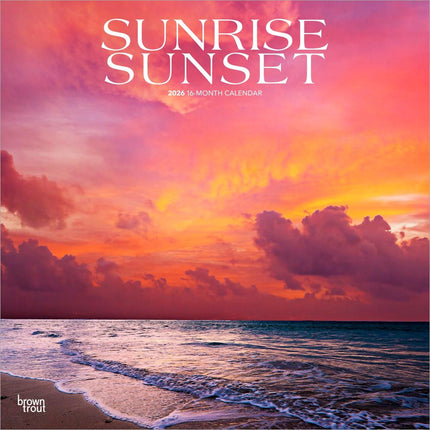 Browntrout Sunrise Sunset Kalender 2027