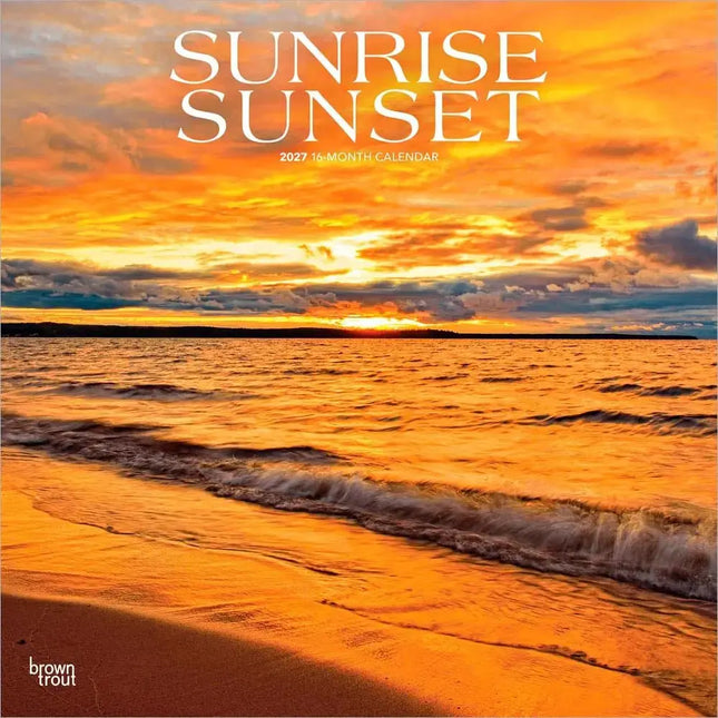 Browntrout Sunrise Sunset Kalender 2027