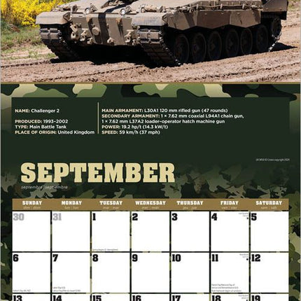 Browntrout Tanks of the World Kalender 2026