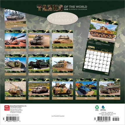 Browntrout Tanks of the World Kalender 2026