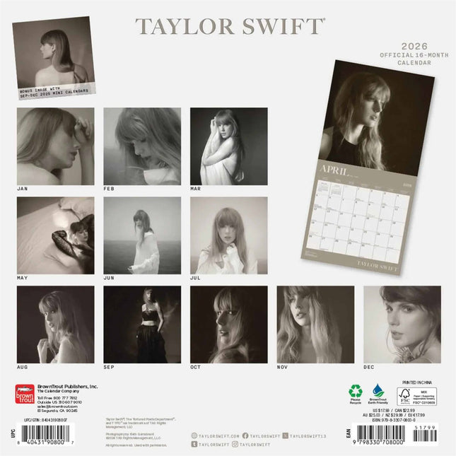 Browntrout Taylor Swift Kalender 2026