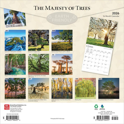 Browntrout The Majesty of Trees Kalender 2026