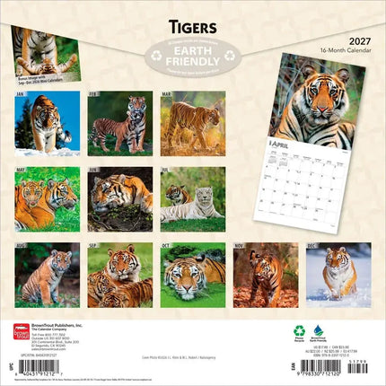 Browntrout Tijger Kalender 2027