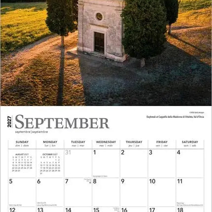 Browntrout Toscane Kalender 2027