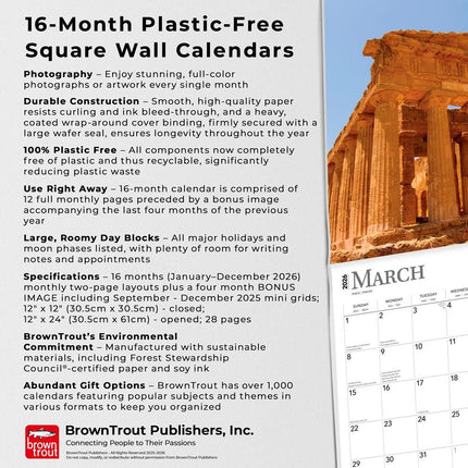 Browntrout UNESCO World Heritage Sites Kalender 2026