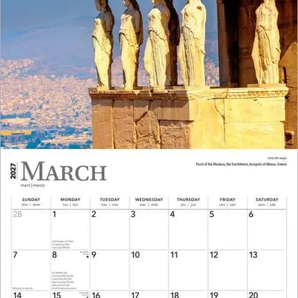 Browntrout UNESCO World Heritage Sites Kalender 2027
