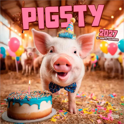 Browntrout Varkens Party Kalender 2027