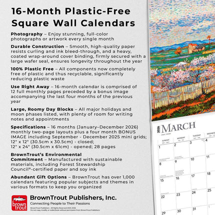 Browntrout Vincent van Gogh Kalender 2026