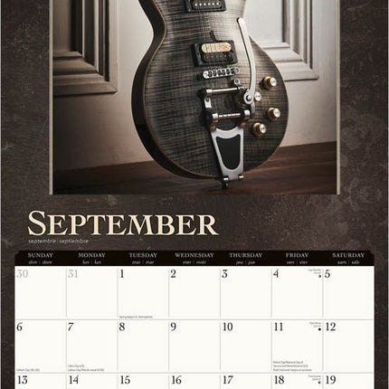 Browntrout Vintage Guitars Kalender 2026