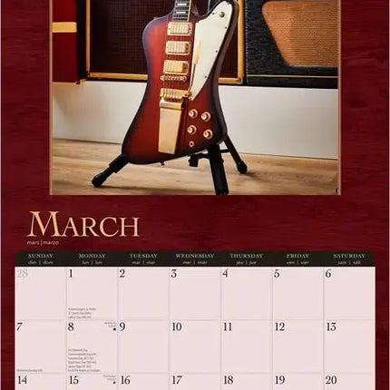 Browntrout Vintage Guitars Kalender 2027
