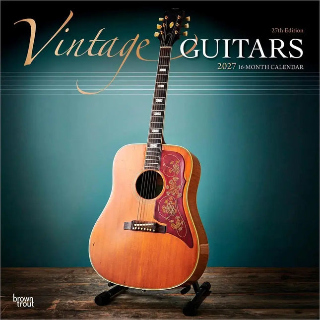 Browntrout Vintage Guitars Kalender 2027