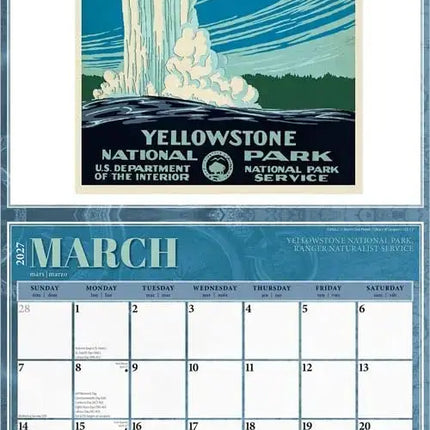 Browntrout Vintage Travel Posters Kalender 2027