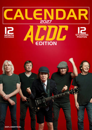 CalendarsRUs AC / DC A3 Kalender 2027