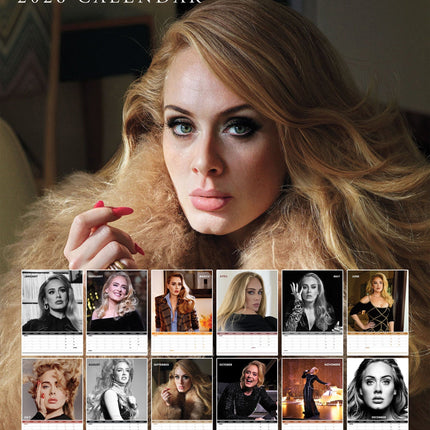 CalendarsRUs Adele A3 Kalender 2026