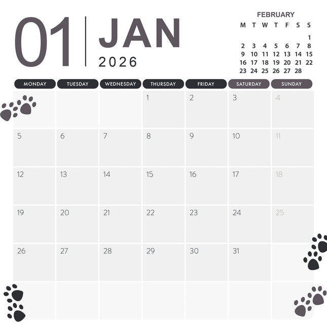 CalendarsRUs Afghaanse Windhond Kalender 2026