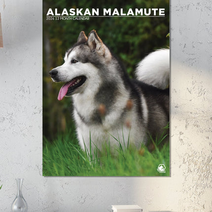 CalendarsRUs Alaskan Malamute A3 Kalender 2026