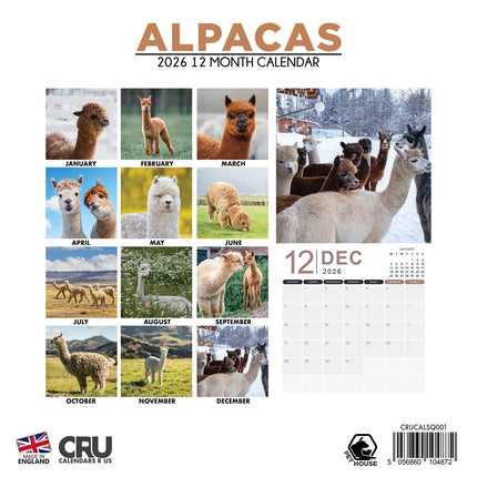 CalendarsRUs Alpaca Kalender 2026