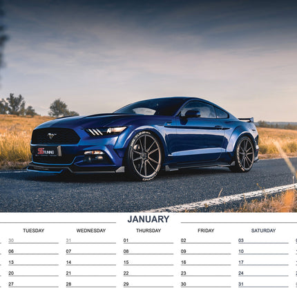 CalendarsRUs American Muscle Cars A3 Kalender 2027