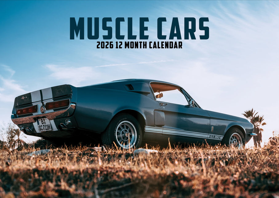 CalendarsRUs American Muscle Cars A3 Kalender 2027