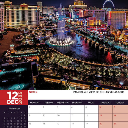 CalendarsRUs Amerika A3 Kalender 2025