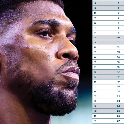 CalendarsRUs Anthony Joshua A3 Kalender 2026