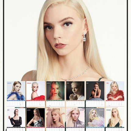 CalendarsRUs Anya Taylor-Joy Kalender 2025