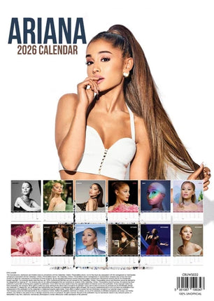 CalendarsRUs Ariana Grande A3 Kalender 2026
