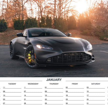 CalendarsRUs Aston Martin A3 Kalender 2026