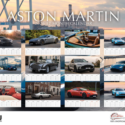 CalendarsRUs Aston Martin A3 Kalender 2026