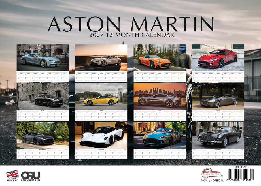 CalendarsRUs Aston Martin A3 Kalender 2027