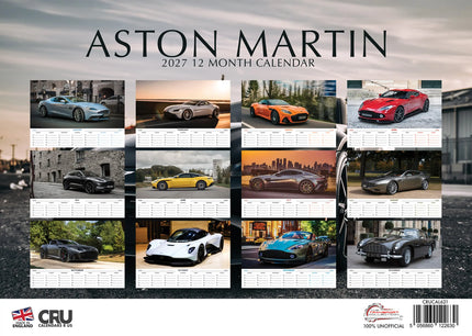 CalendarsRUs Aston Martin A3 Kalender 2027
