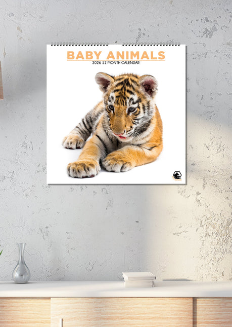CalendarsRUs Baby Dieren Kalender 2026