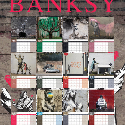 CalendarsRUs Banksy A3 Kalender 2026